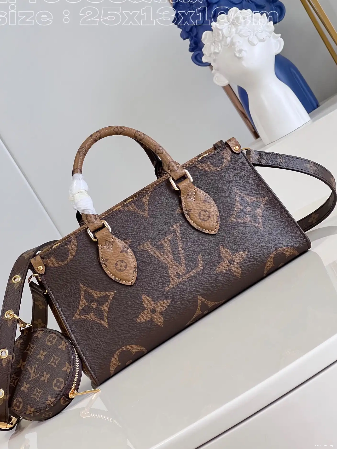Aaa replica bags East ONTHEGO VUITTON LOUIS West 0611